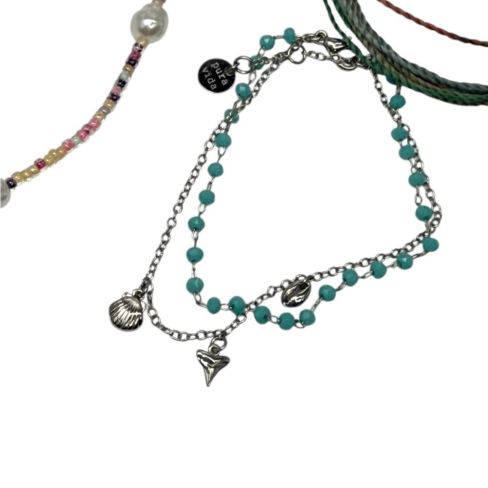 Pura Vida Multicolor Bracelets and bead necklace - Picture 2 of 3